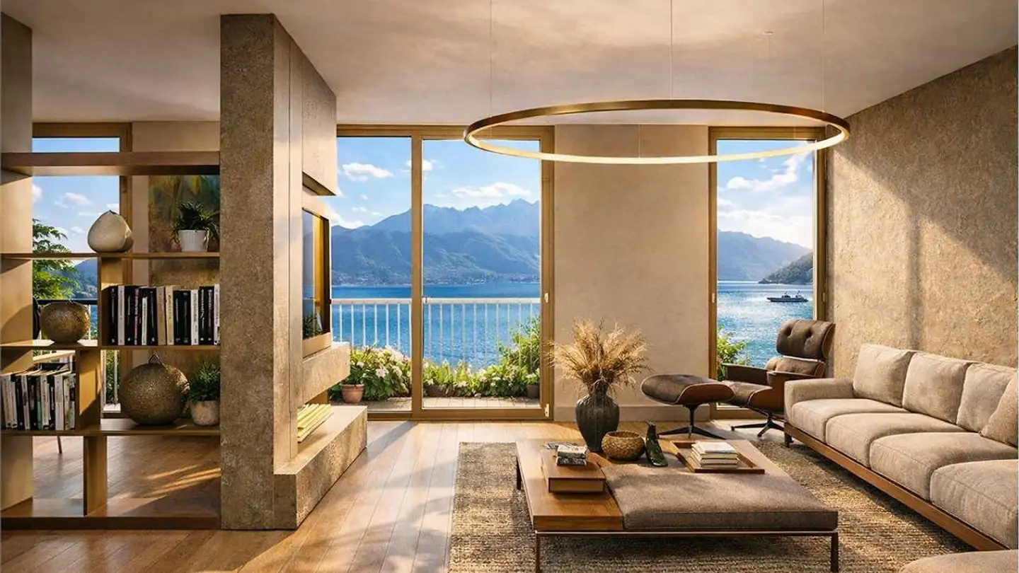 Furnished apartment for sale - Lungolago Giuseppe Motta, 6815 Melide