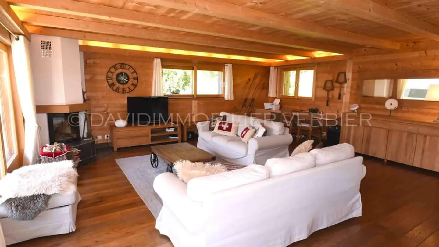 Maison individuelle à louer - Chemin Du Village 17, 1941 Cries (Vollèges) - Photo 2