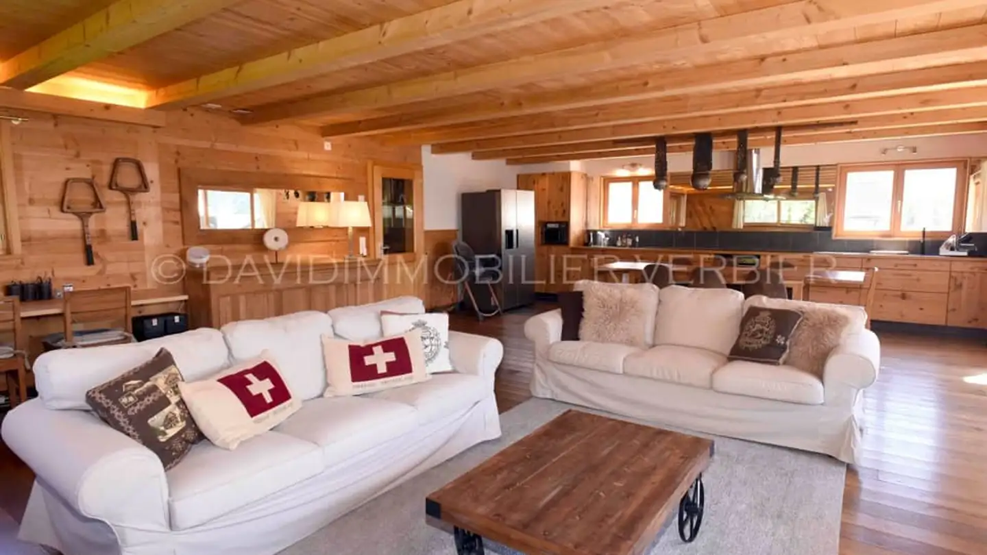 Maison individuelle à louer - Chemin Du Village 17, 1941 Cries (Vollèges) - Photo 3