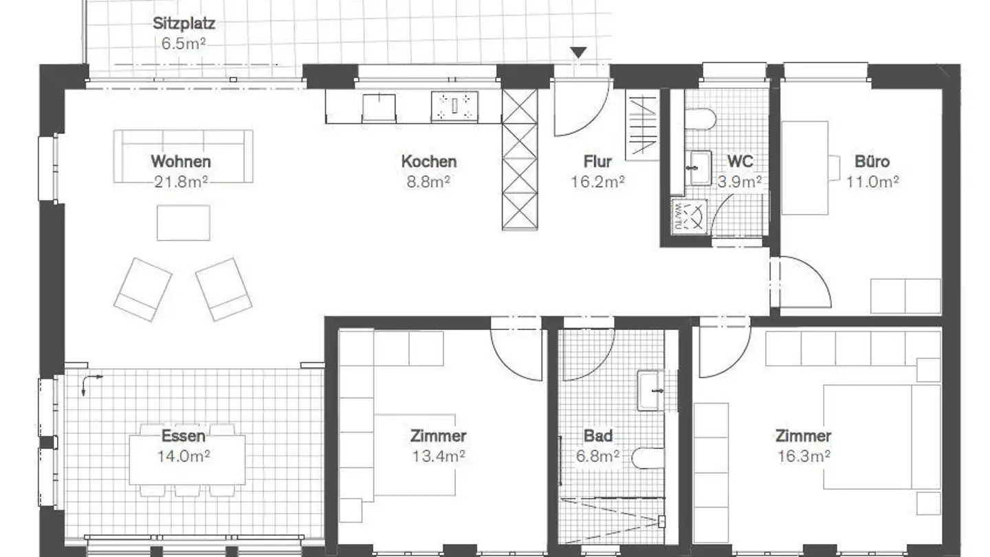 Wohnung mieten - Ringkengässchen 2, 8200 Schaffhausen - Foto 2