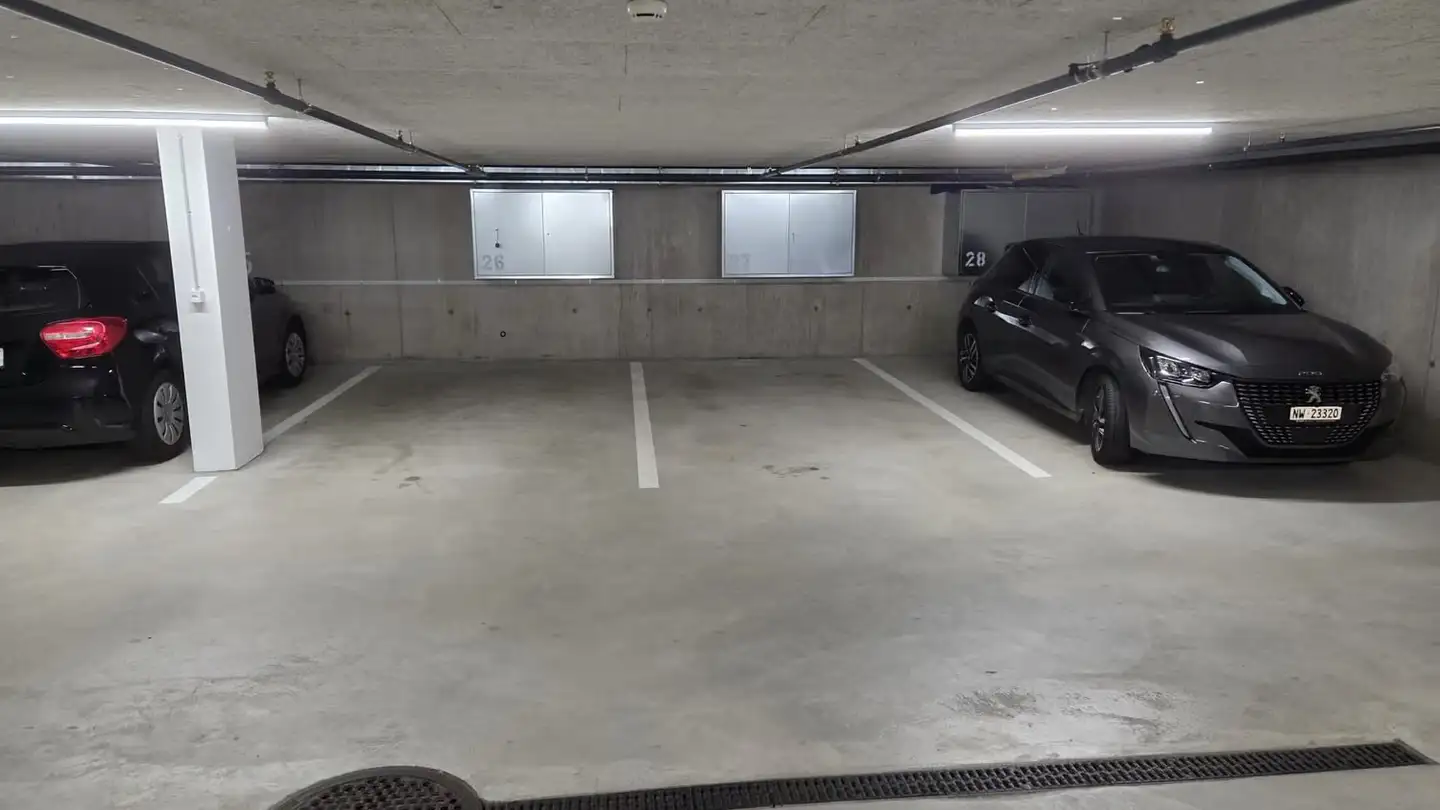 Place de parking souterraine à louer - Tellenmattstrasse 4, 6370 Stans - Photo 4
