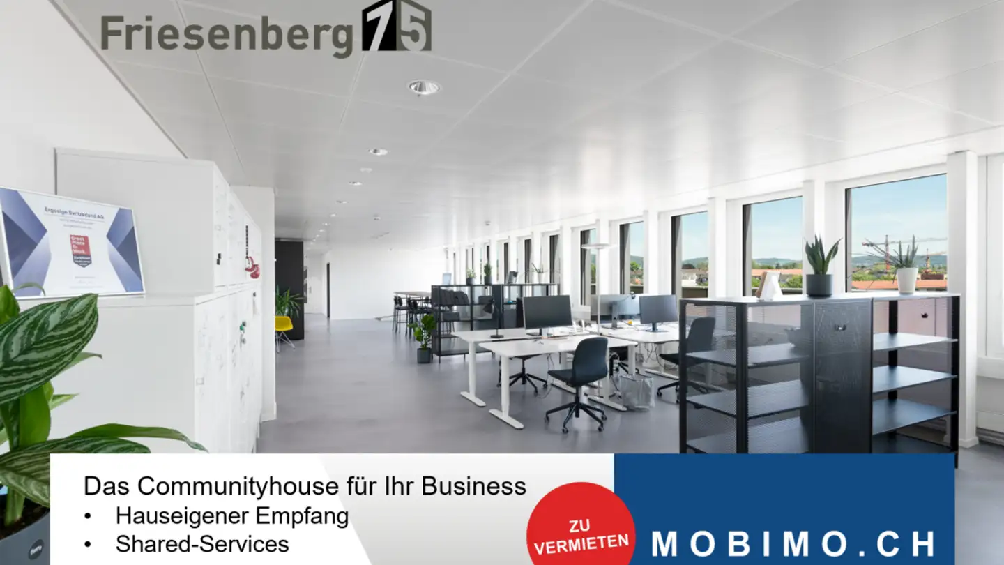 Bürofläche mieten - Friesenbergstrasse 75, 8055 Zürich
