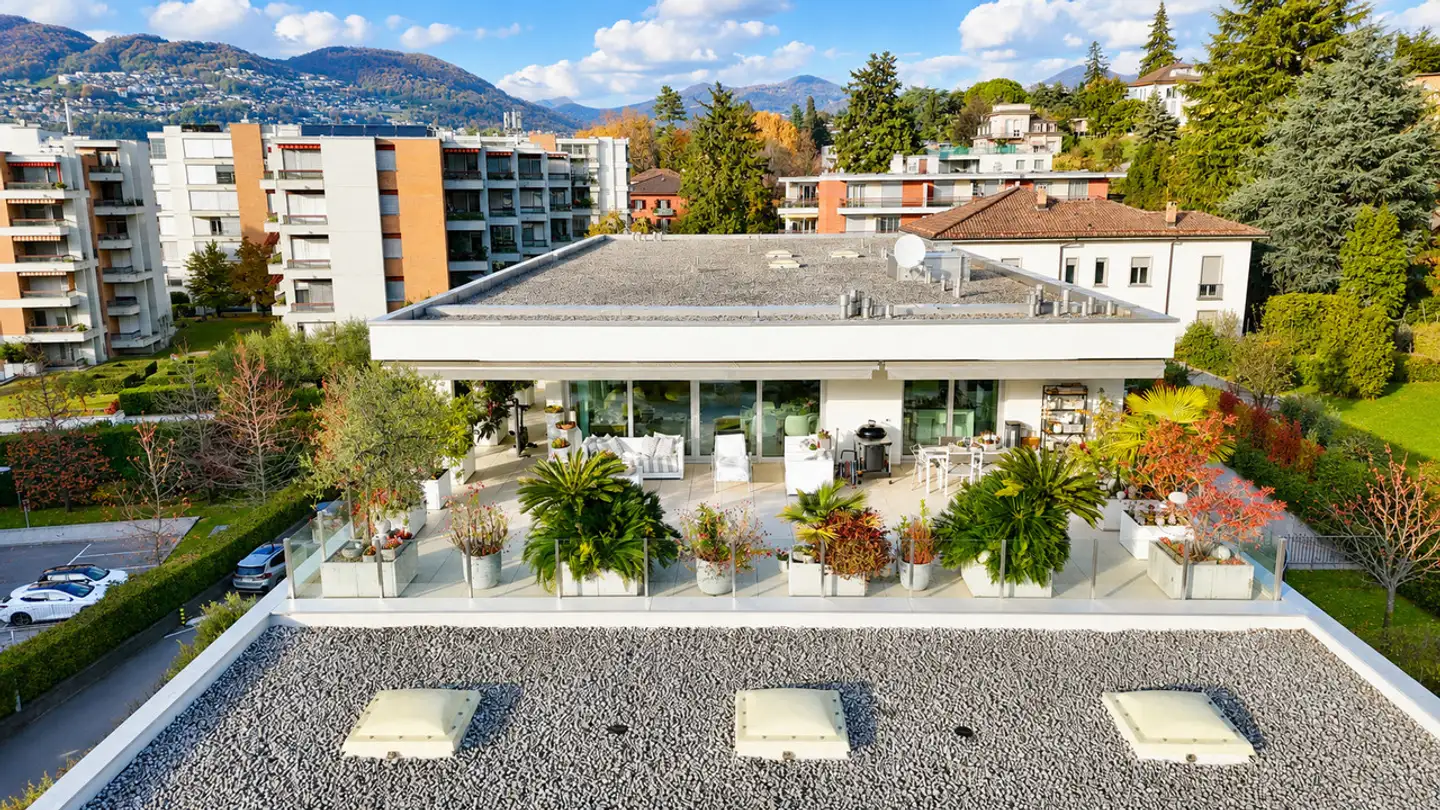 Penthouse for sale - Via Pedemonte 14, 6962 Viganello