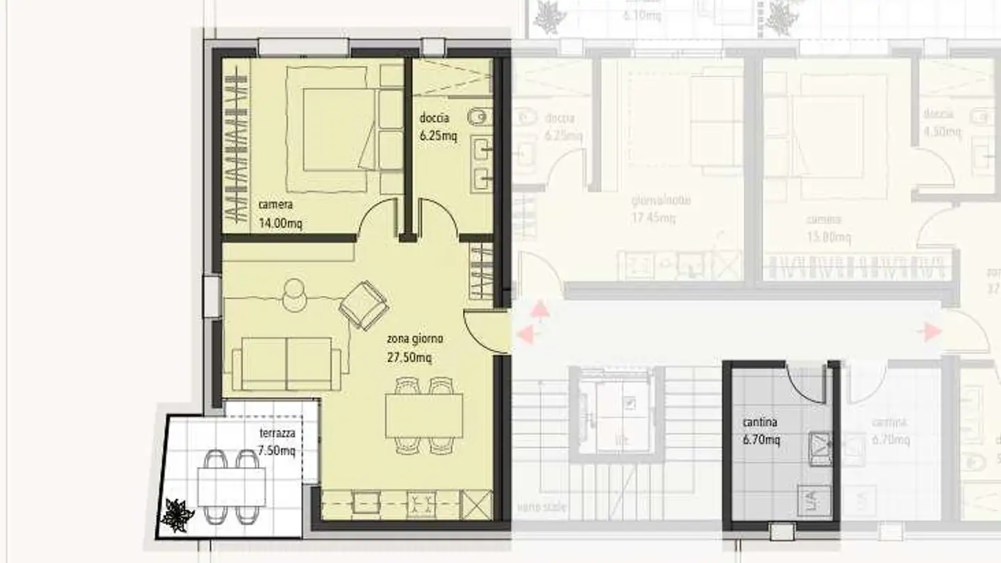 Appartement meublé à vendre - Via San Gottardo, 6500 Bellinzona - Photo 4