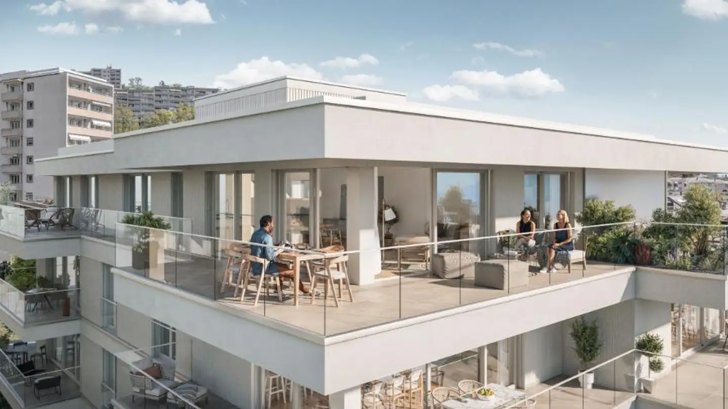 Terrassenwohnung kaufen - Chemin De Sous-Mont 3, 1008 Prilly - Foto 4