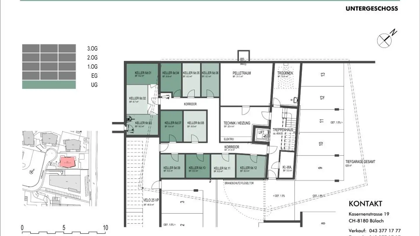 Wohnung kaufen - Kaffeestrasse 6d, 8180 Bülach - Foto 3