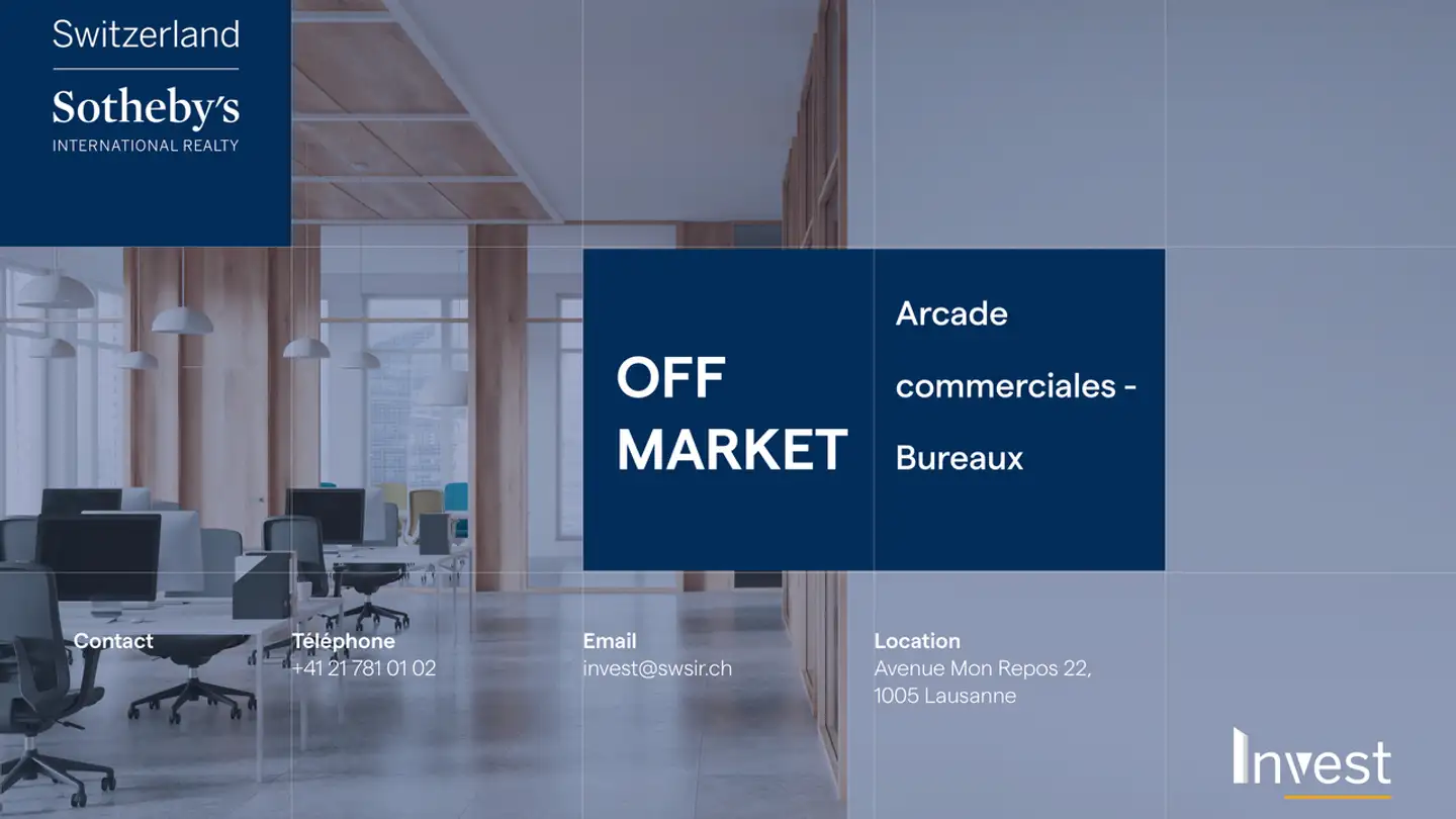 Spazio ufficio in vendita - 1820 Montreux