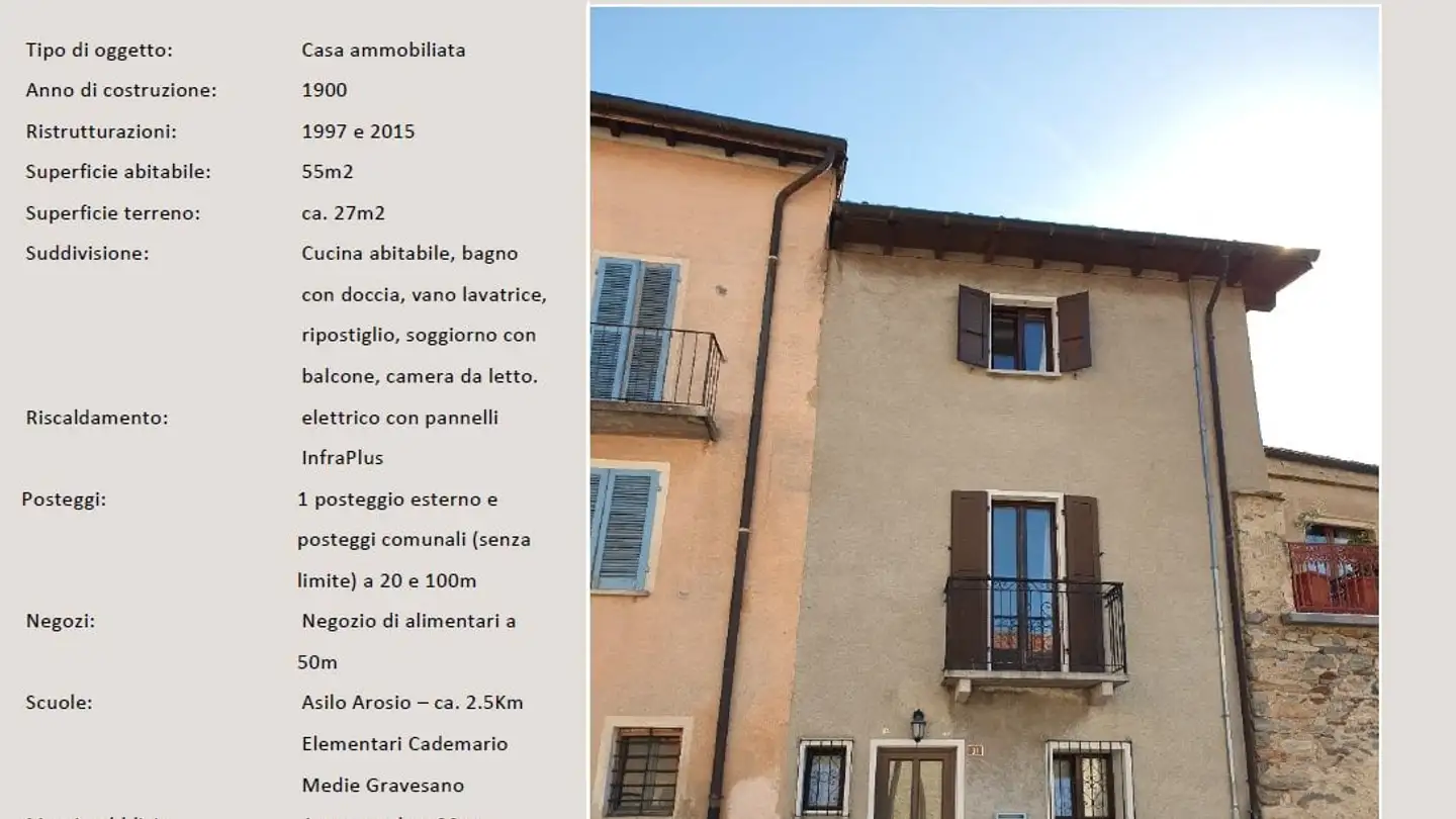 Casa singola in vendita - Stradón Da Brén 31, 6937 Breno