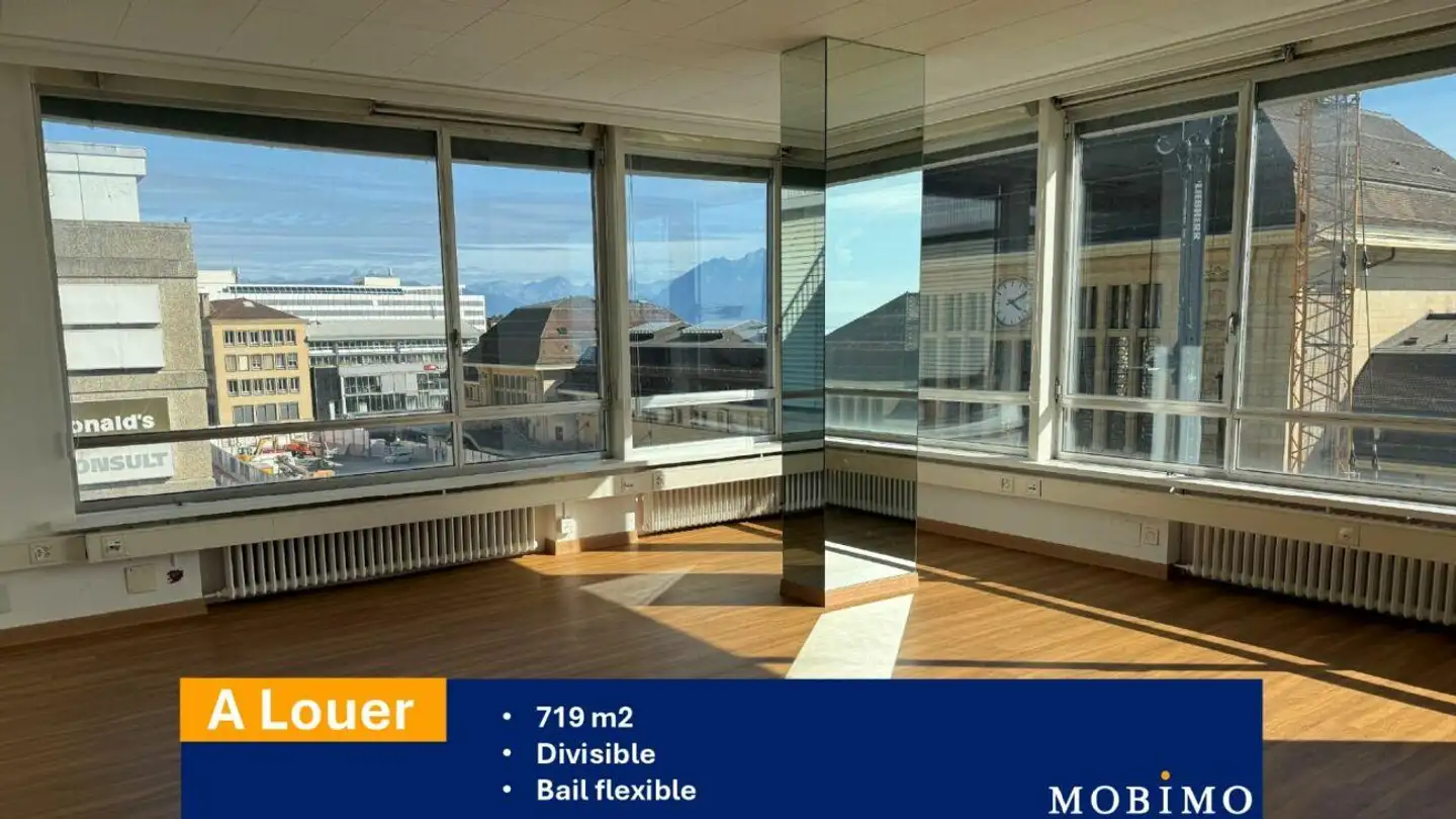 Commercial for rent - Place De La Gare 10, 1003 Lausanne
