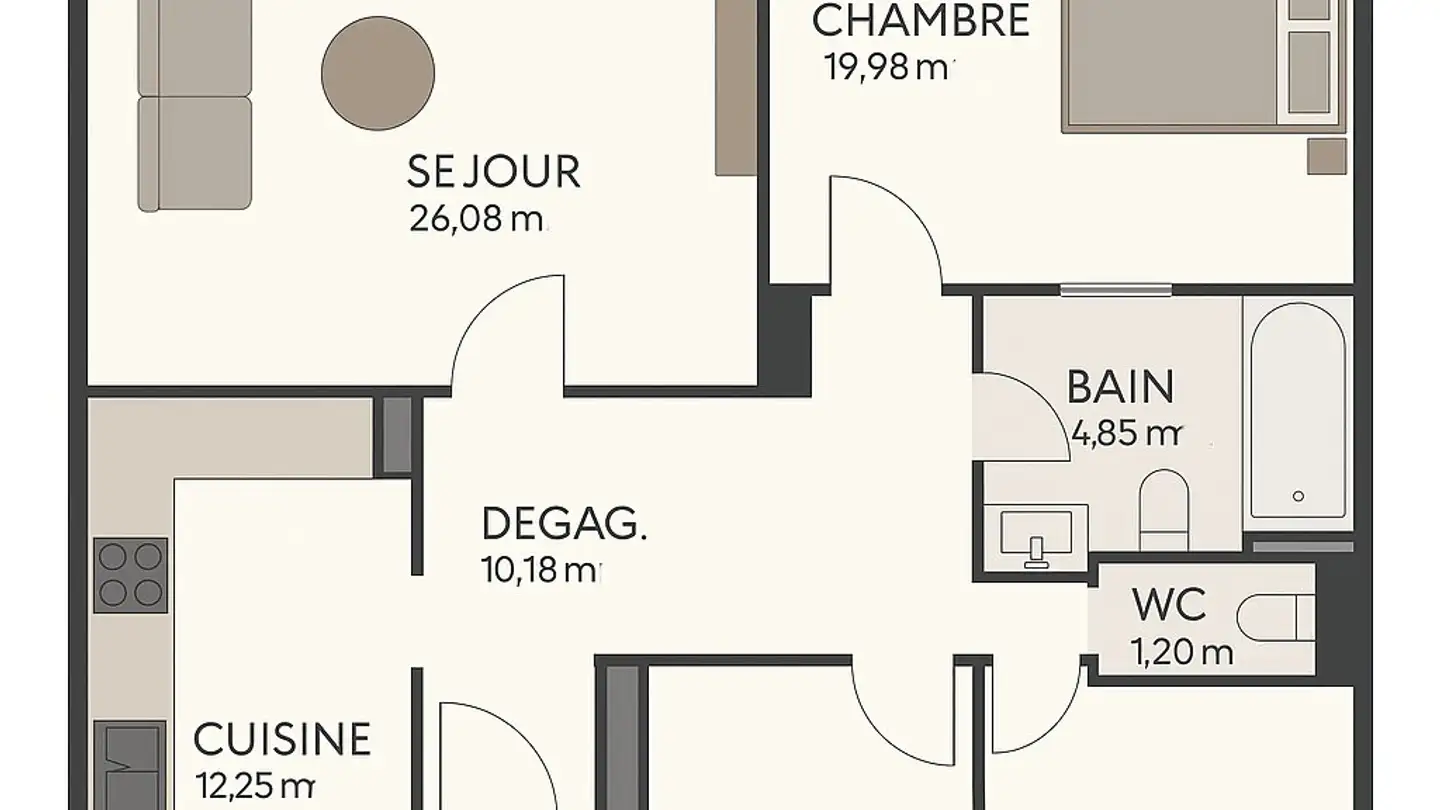 Appartement à vendre - 1870 Monthey