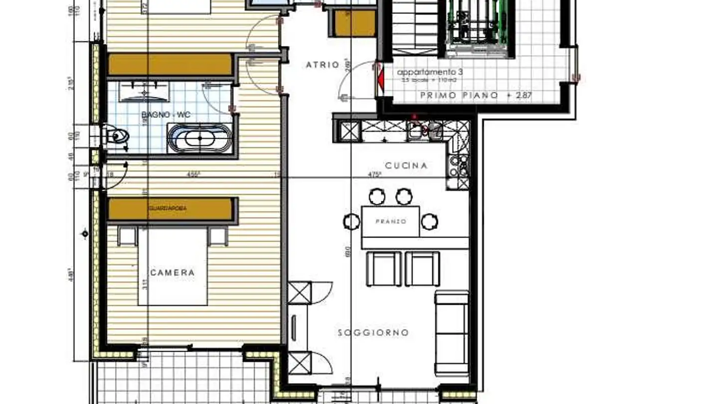 Appartamento in vendita - Via Nasora 20, 6949 Comano - Photo 3