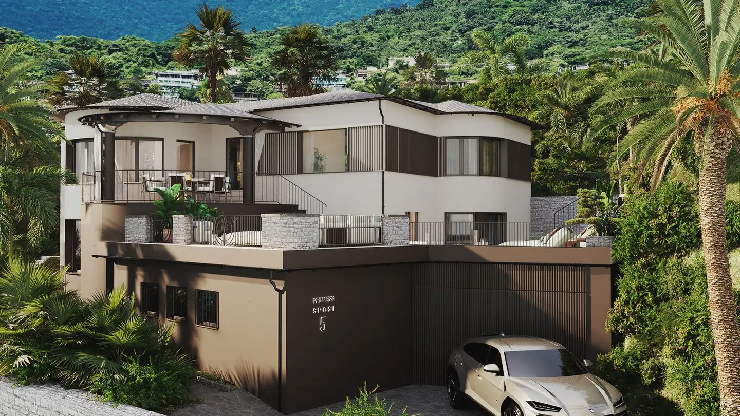 Casa singola in vendita - Via Promessi Sposi 5, 6926 Montagnola