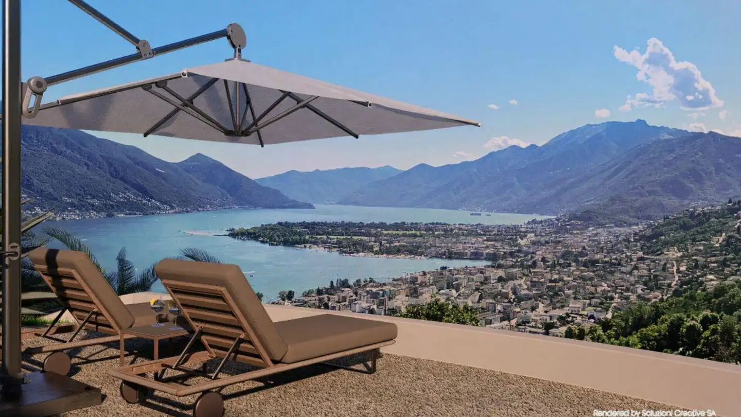 Penthouse for sale - Via Dei Castagni, 6645 Brione sopra Minusio