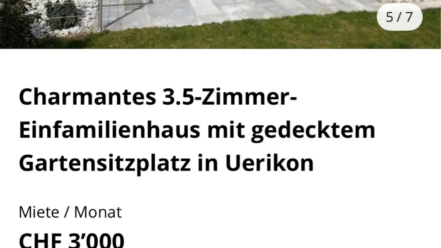 Casa singola in affitto - 8713 Uerikon