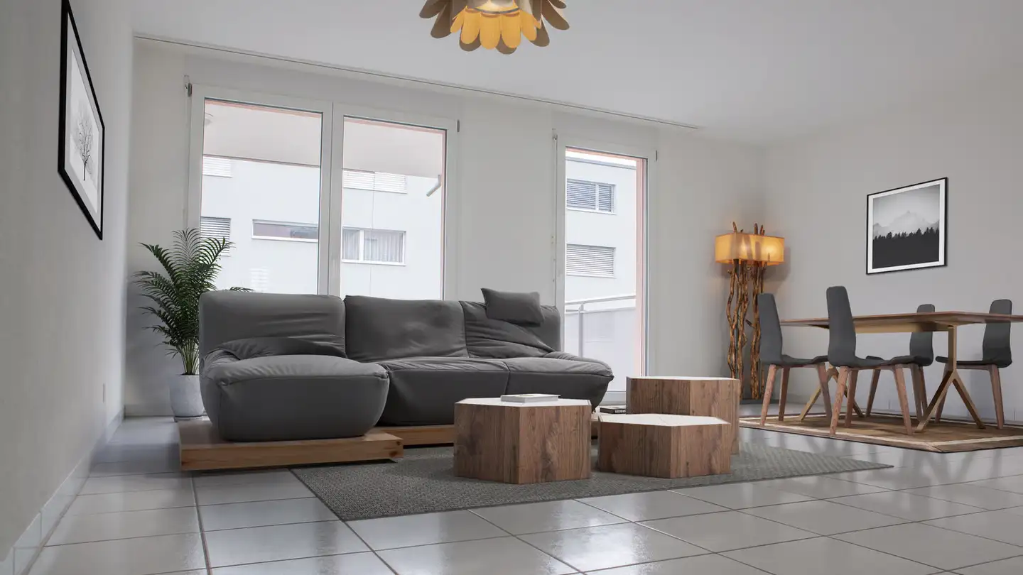 Appartement à louer - Rue Du Moulin 38, 1630 Bulle - Photo 2