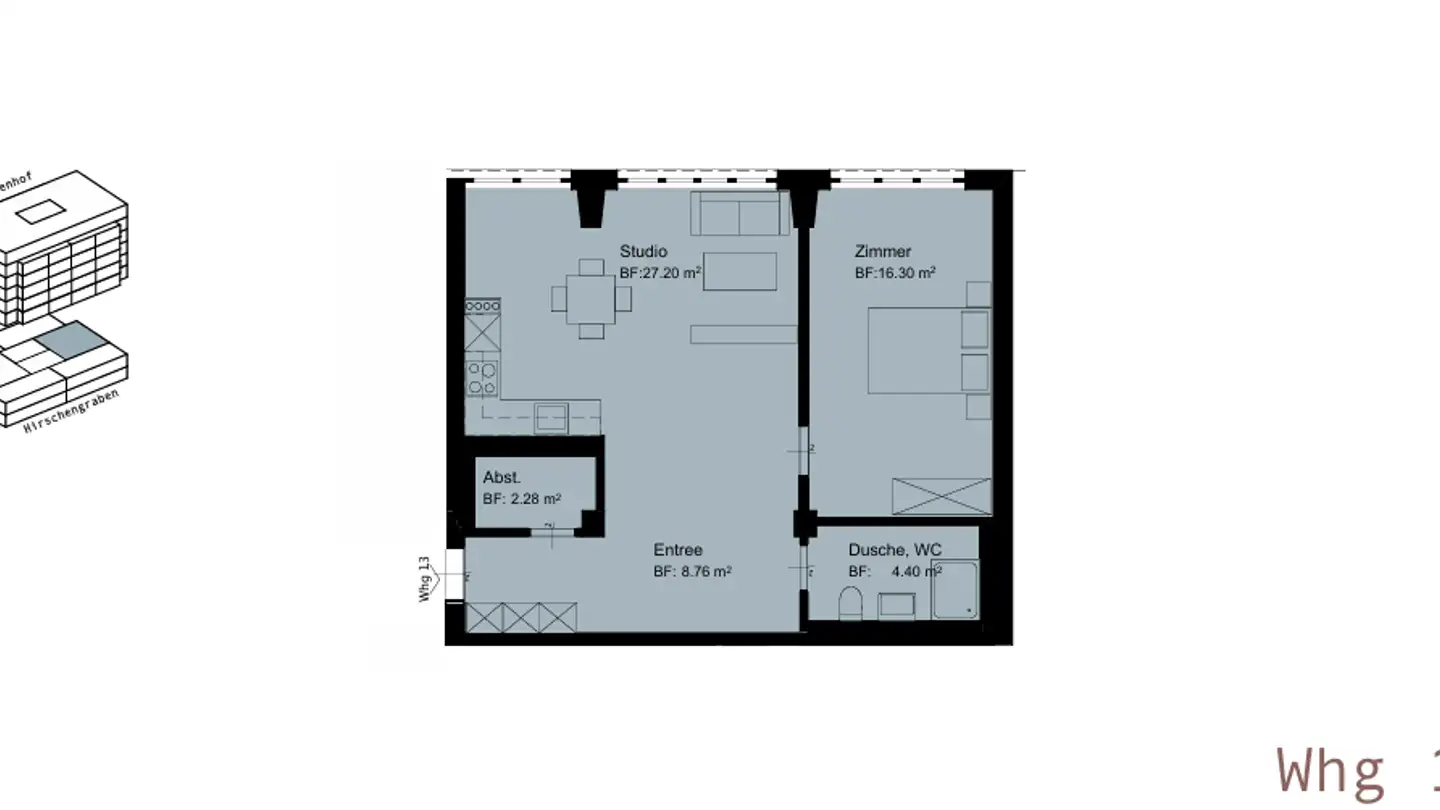 Apartment for rent - Hirschengraben 41, 6003 Luzern - Photo 2