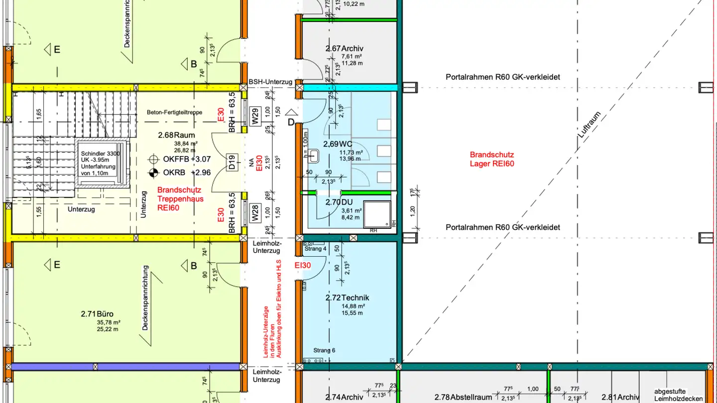 Grande magazzino in affitto - Birren 10, 5703 Seon - Photo 4
