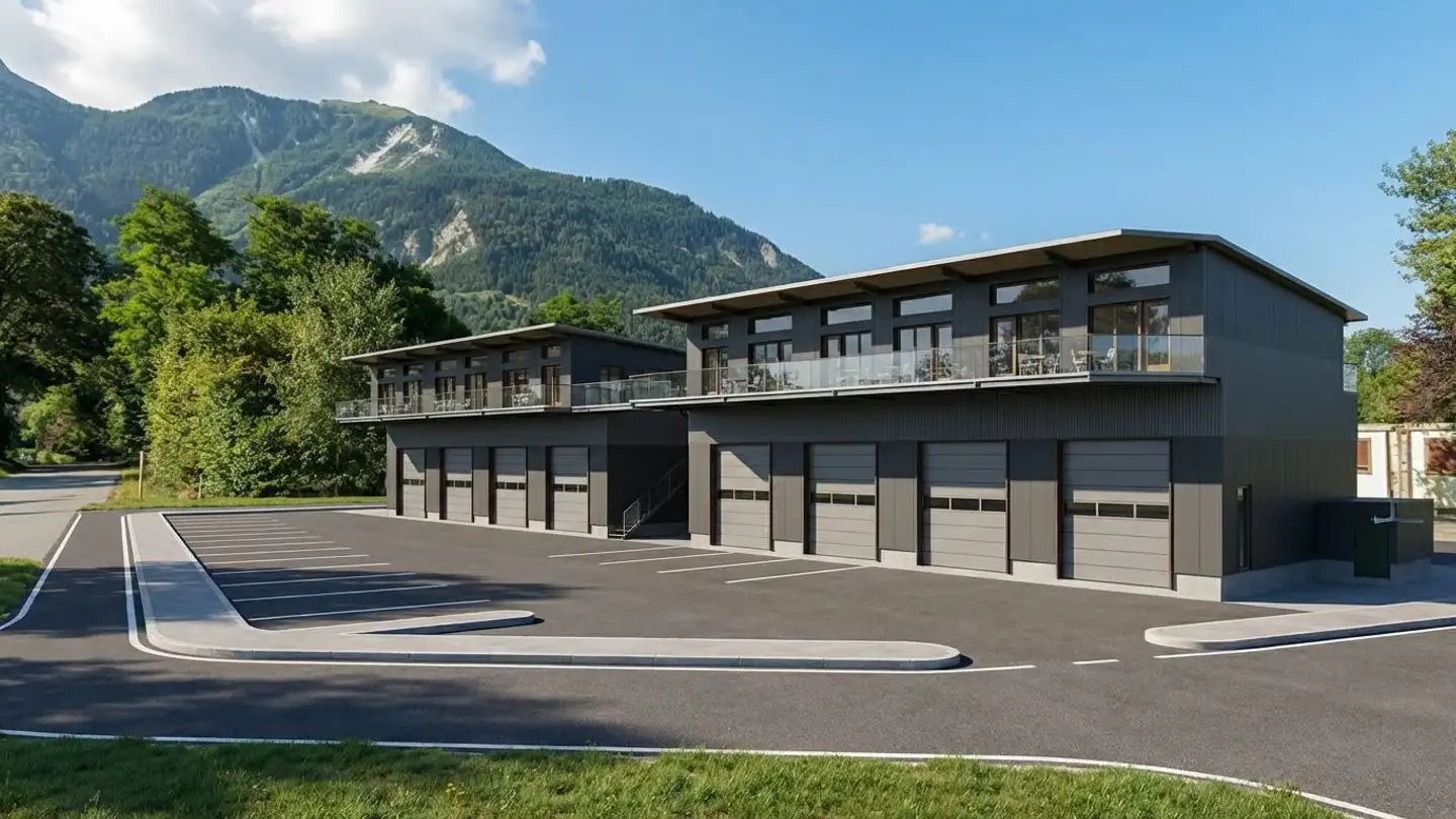 Gewerbe mieten - Agarnstrasse 8, 3952 Susten