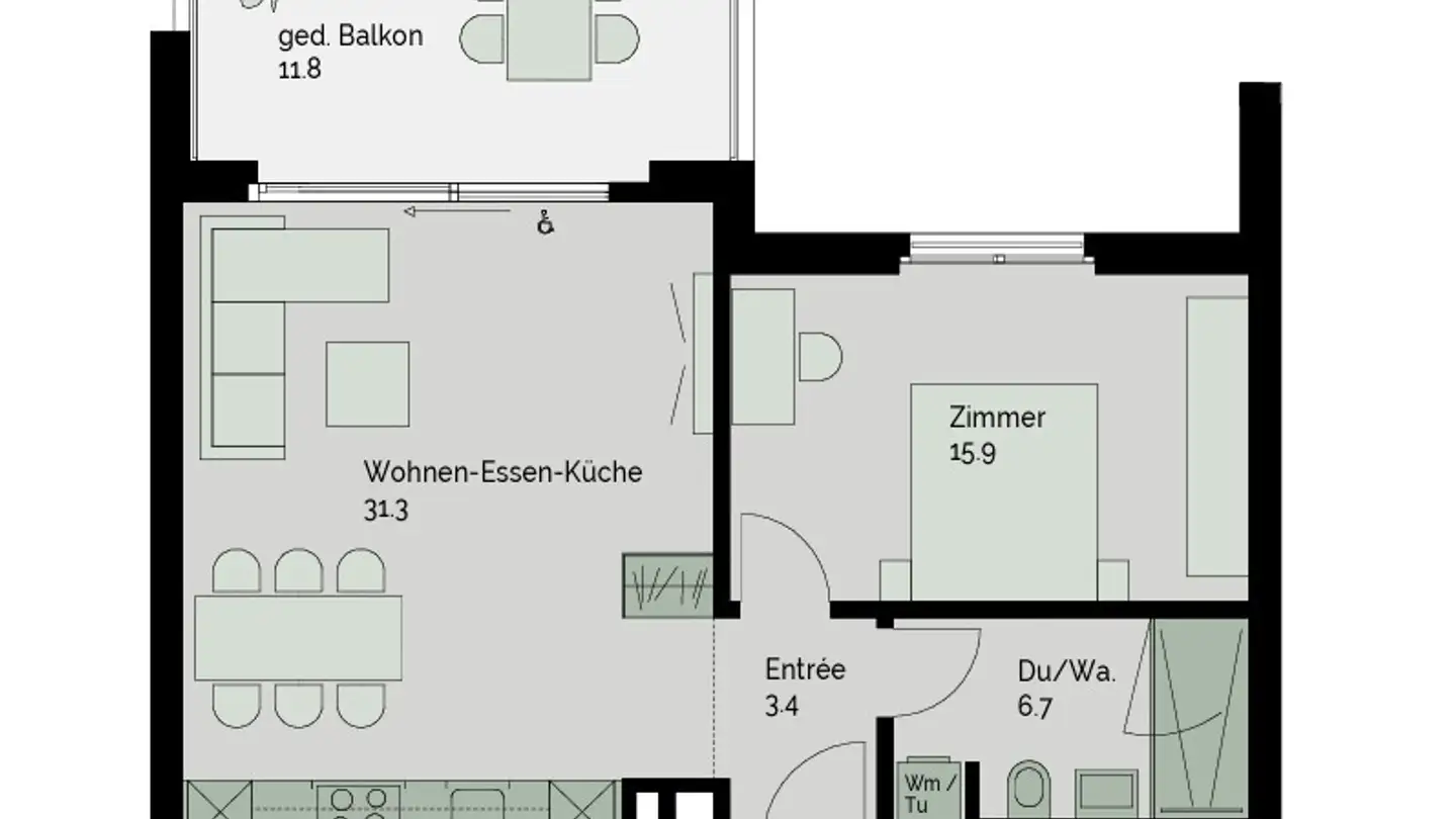 Appartamento in affitto - Fuhrstrasse 28, 8820 Wädenswil - Foto 3