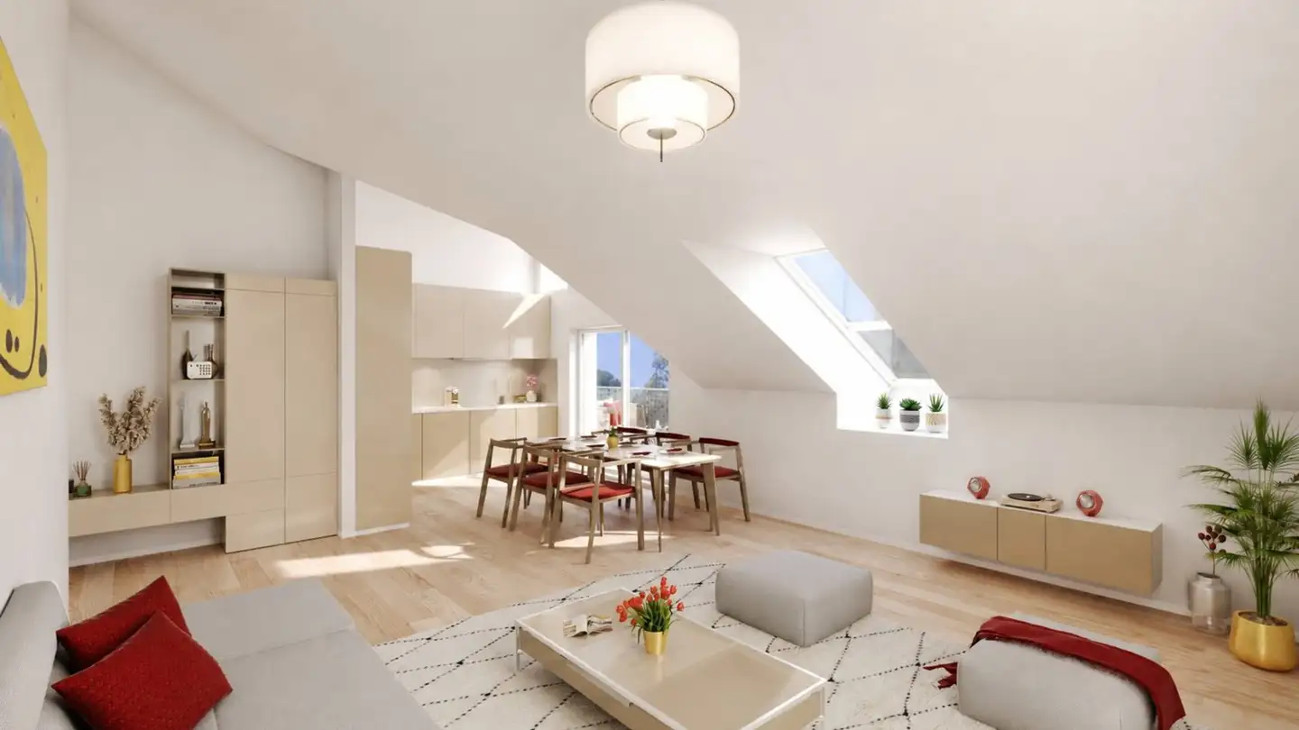 Attic flat for sale - 1026 Denges