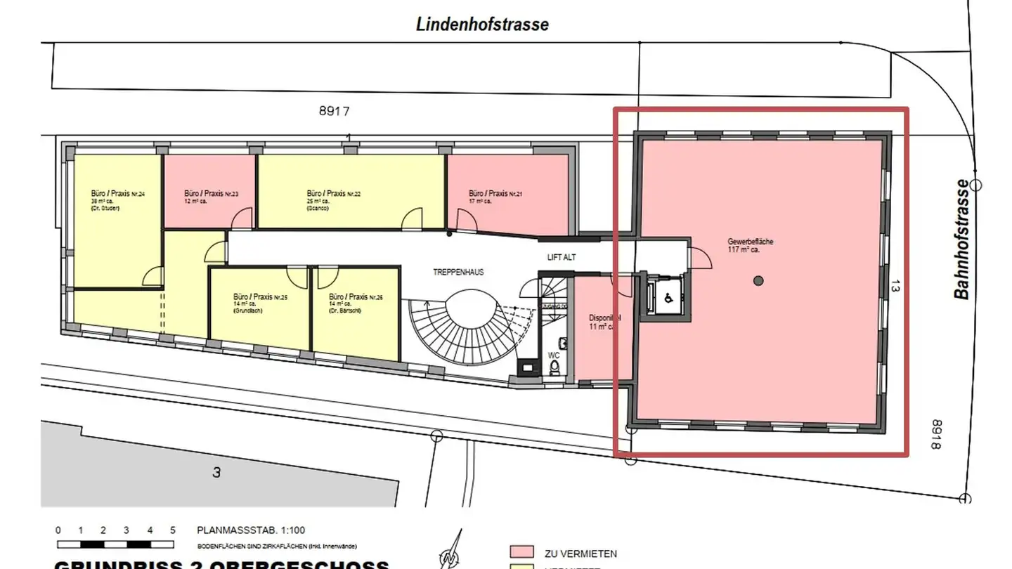 Commercial à louer - Bahnhofstrasse 13, 8180 Bülach - Photo 2