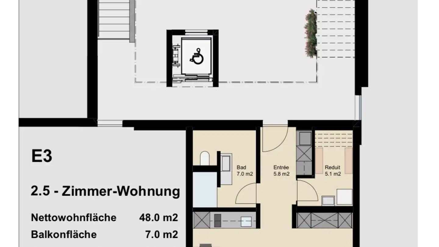 Wohnung mieten - Dietrichshaldenstrasse 14, 9430 St. Margrethen SG - Foto 2