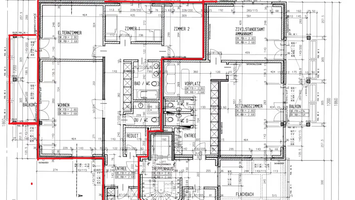Wohnung mieten - Dorfstrasse 45, 3182 Ueberstorf - Foto 2