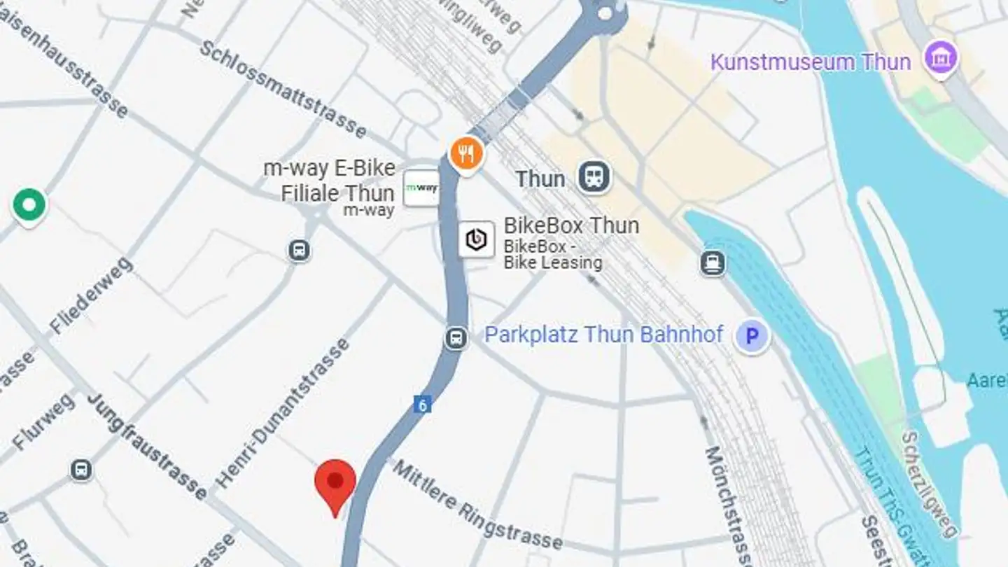 Place de parking souterraine à louer - Luisenweg 1, 3600 Thun