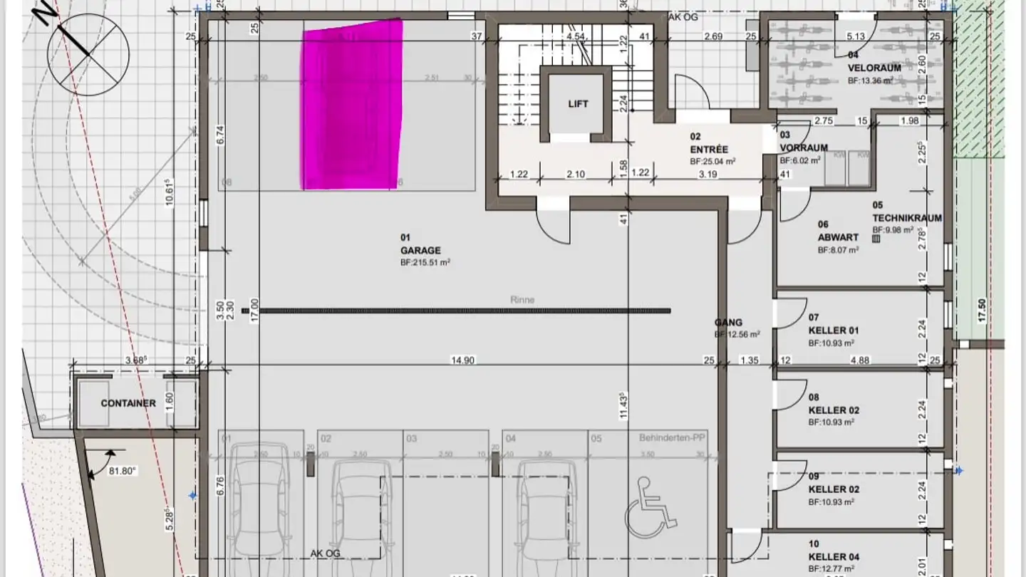 Underground parking space for sale - Burgstrasse, 5044 Schlossrued