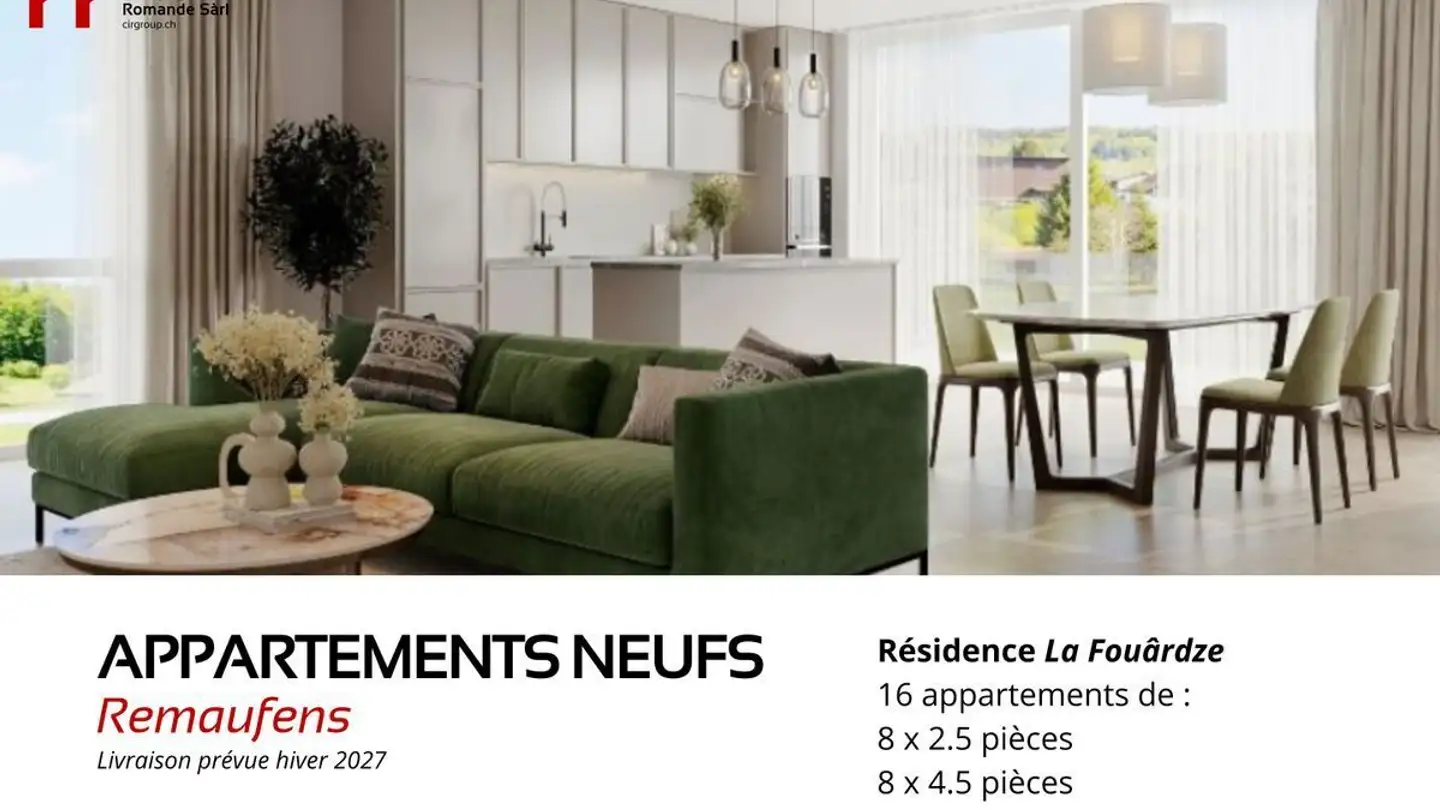 Apartment for sale - 1617 Remaufens