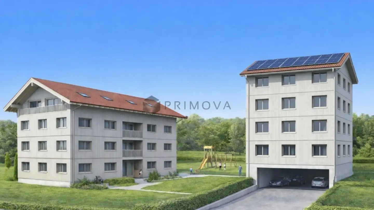 Constructible plot for sale - 1719 Brünisried