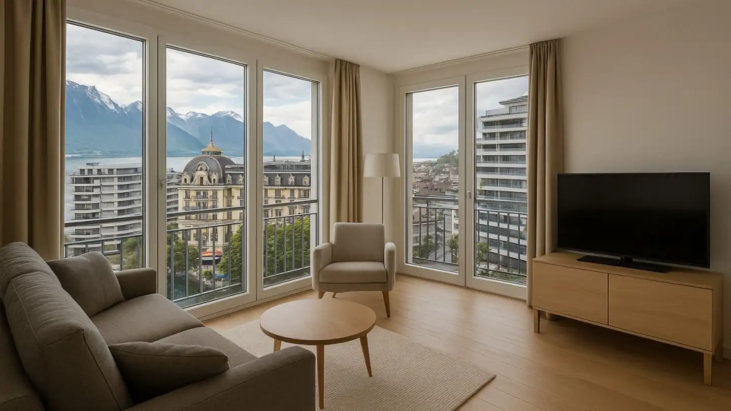 Appartamento ammobiliato in affitto - Avenue Des Alpes, 1820 Montreux