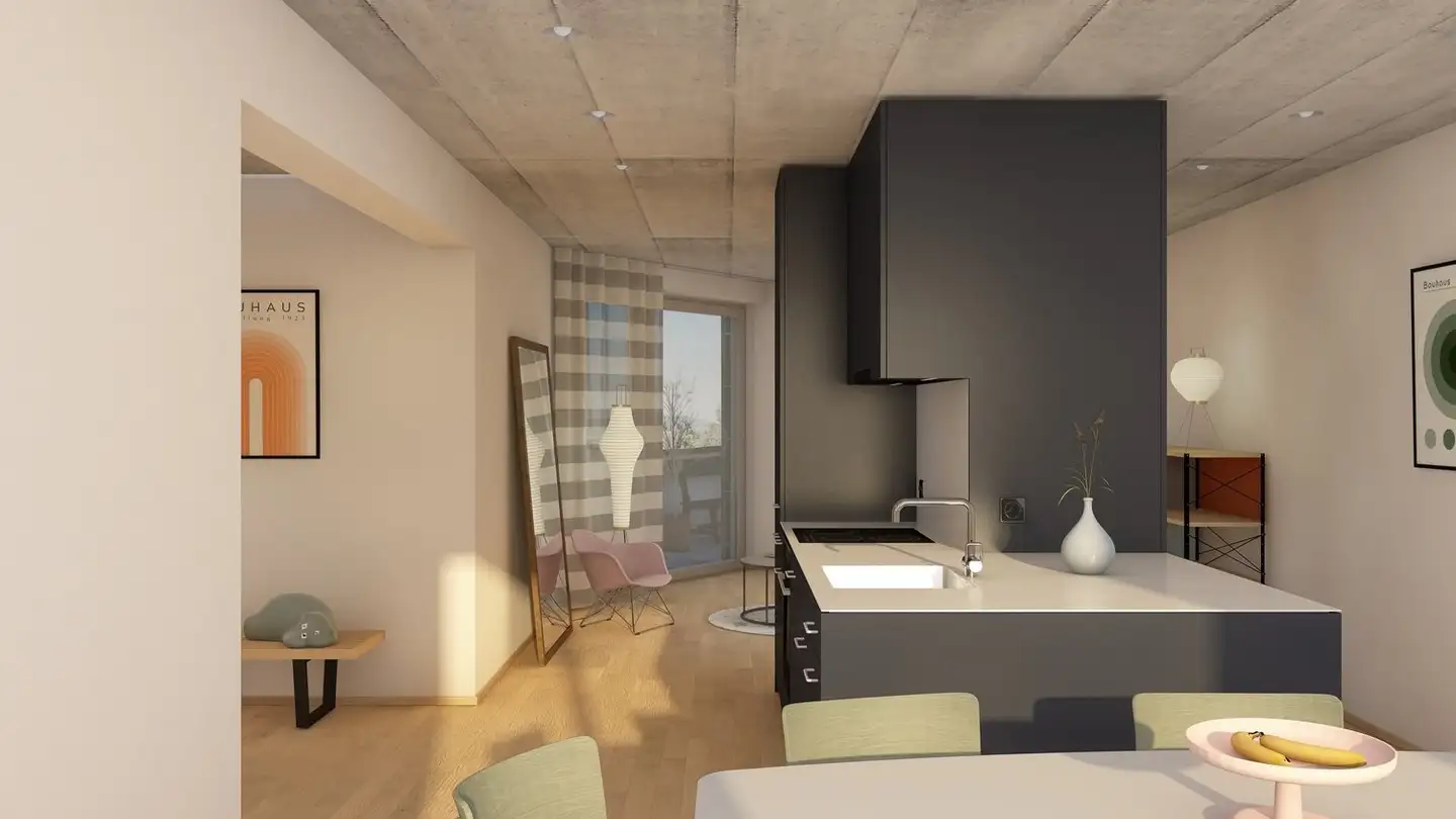 Dachgeschosswohnung mieten - 4051 Basel