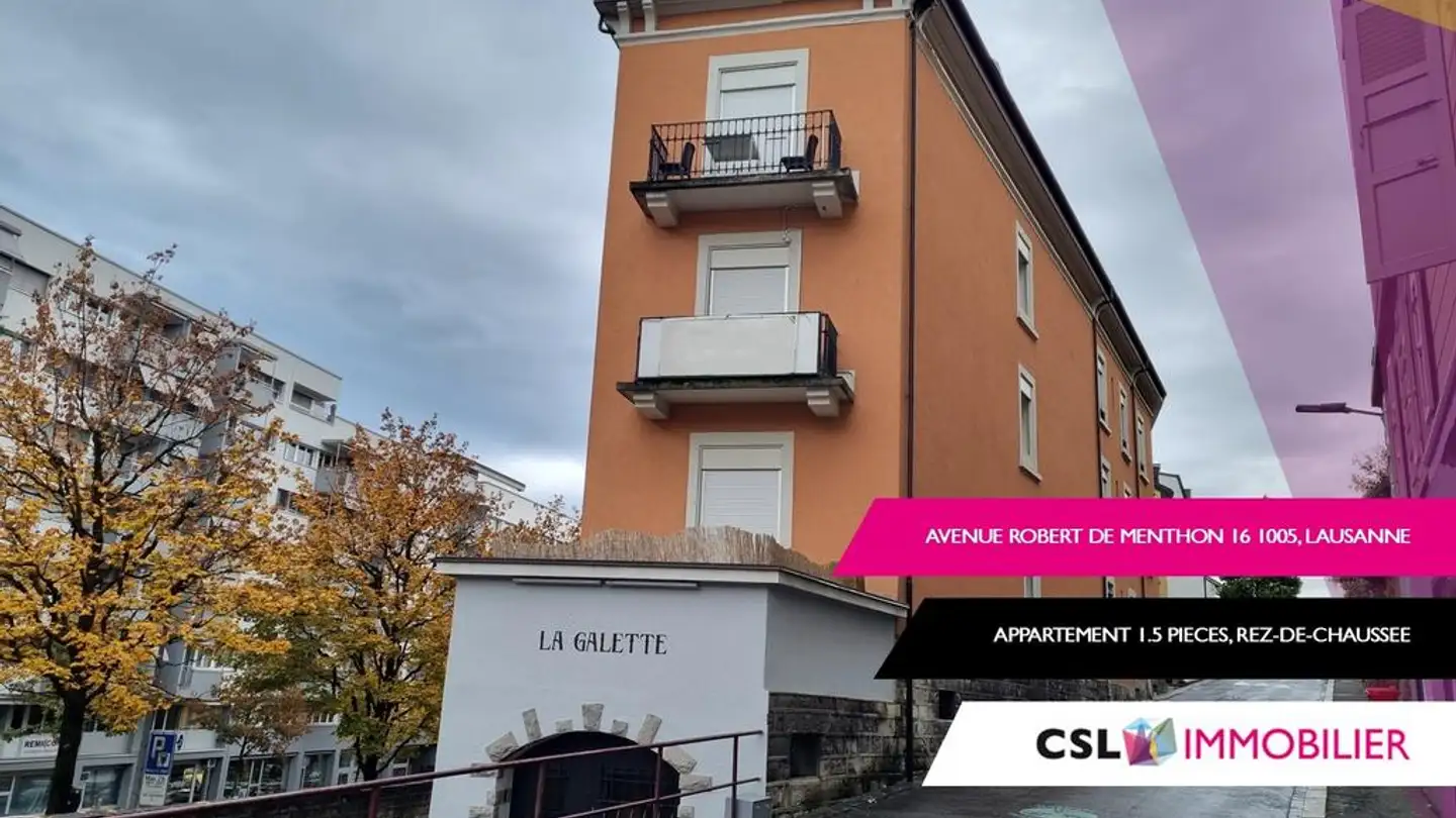 Appartamento ammobiliato in affitto - Avenue Menthon 16, 1005 Lausanne