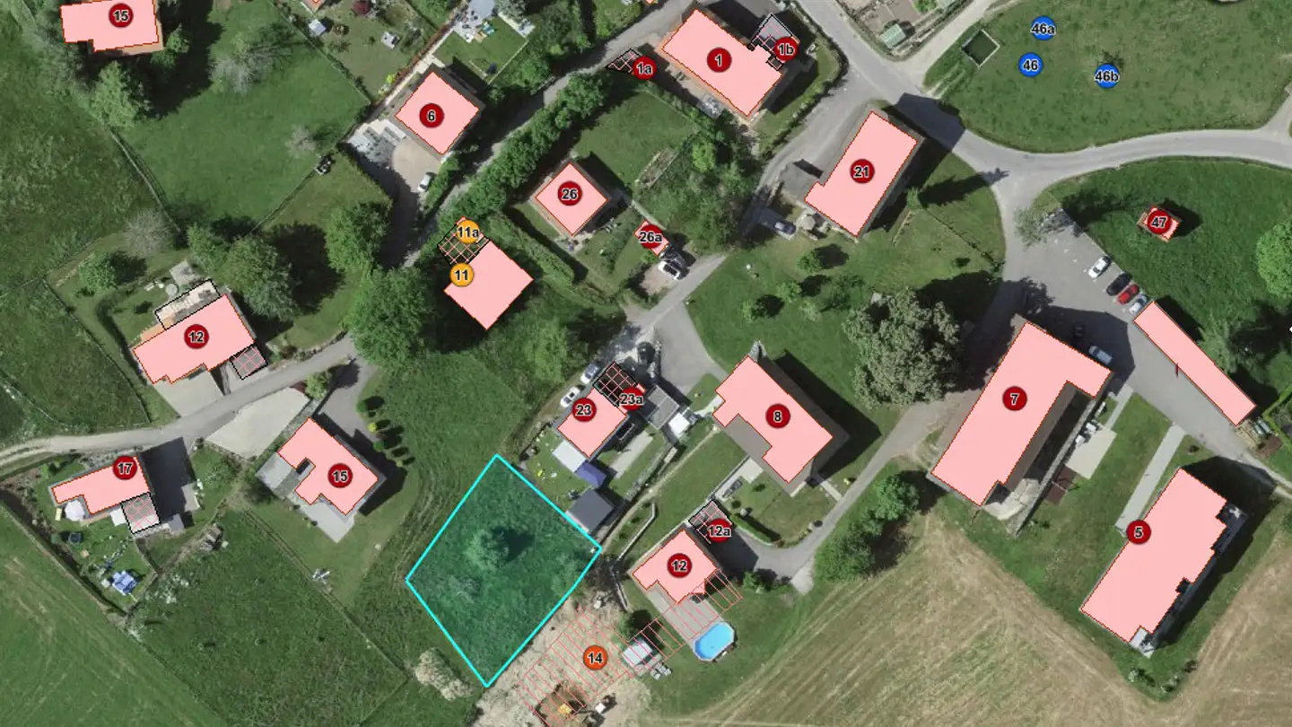 Constructible plot for sale - Impasse Des Merles, 1782 Lossy