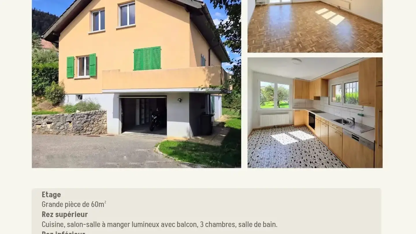 Casa singola in affitto - 2053 Cernier
