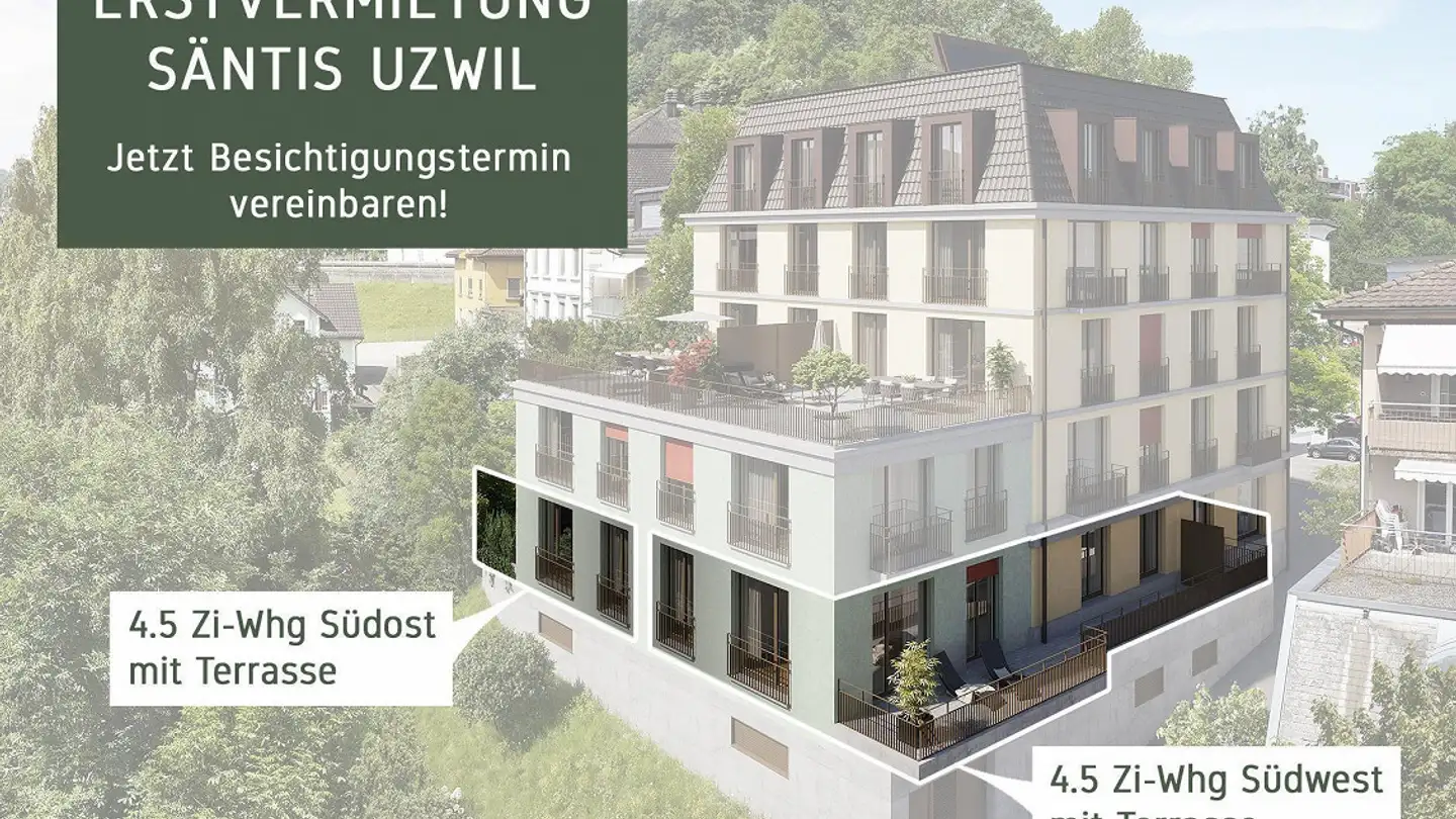 Appartement à louer - Bahnhofstrasse 74, 9240 Uzwil