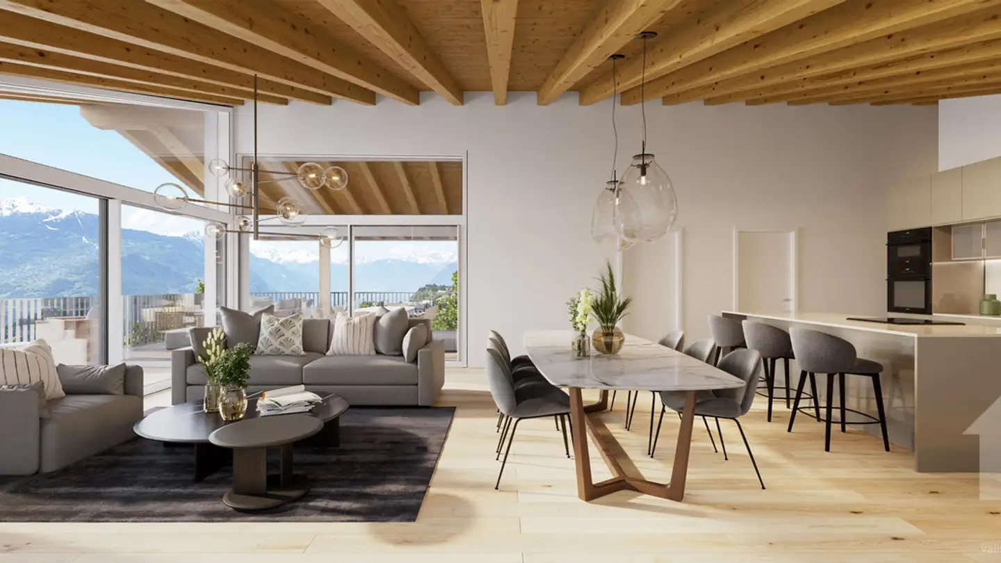 Penthouse for sale - 1965 Savièse