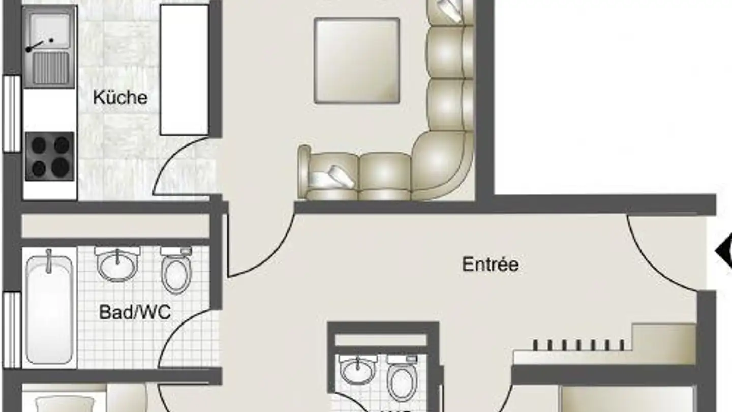Appartamento in affitto - Hübeliackerweg 2, 5034 Suhr - Foto 2