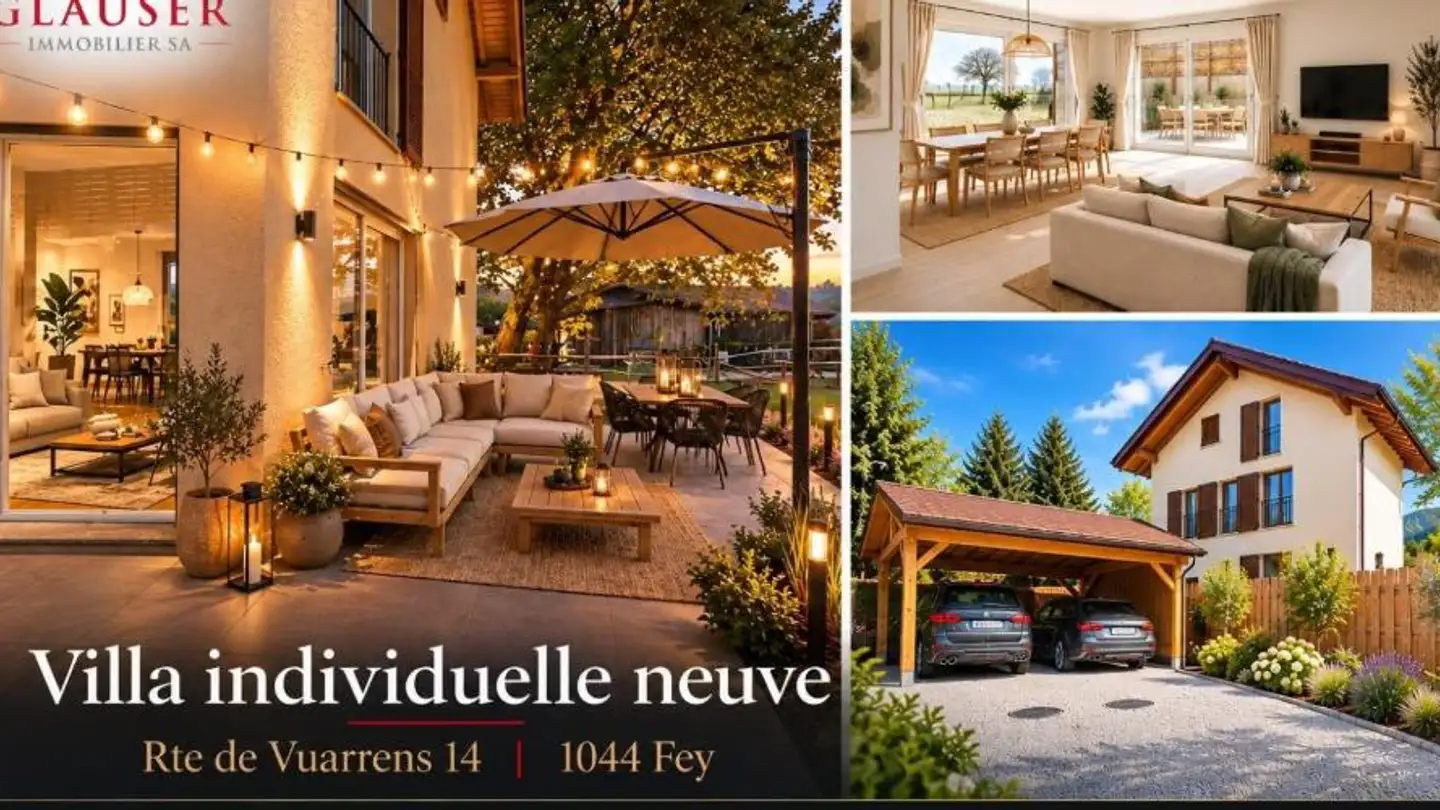 Casa singola in vendita - Route De Vuarrens 14d, 1044 Fey