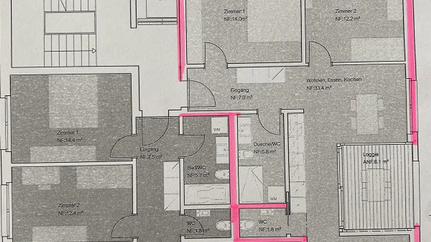 Wohnung mieten - Sägenstrasse, 7000 Chur