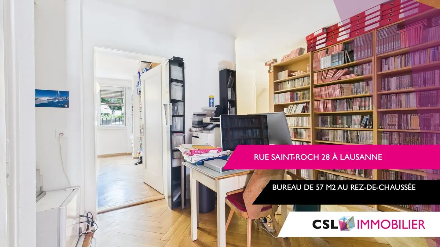 Bürofläche mieten - Rue Saint-Roch 28, 1004 Lausanne