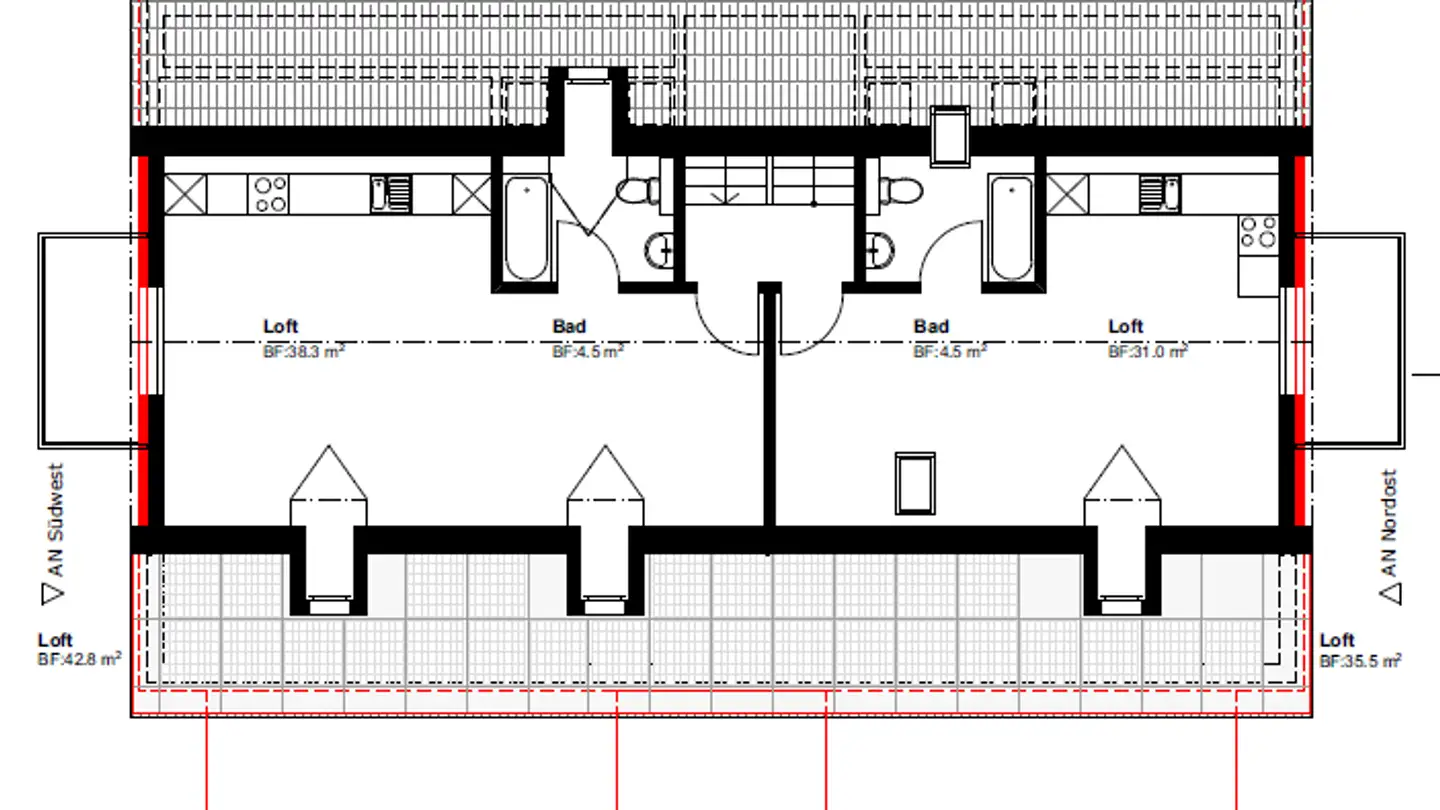 Appartement à louer - Dorfstrasse 18, 8447 Dachsen - Photo 3