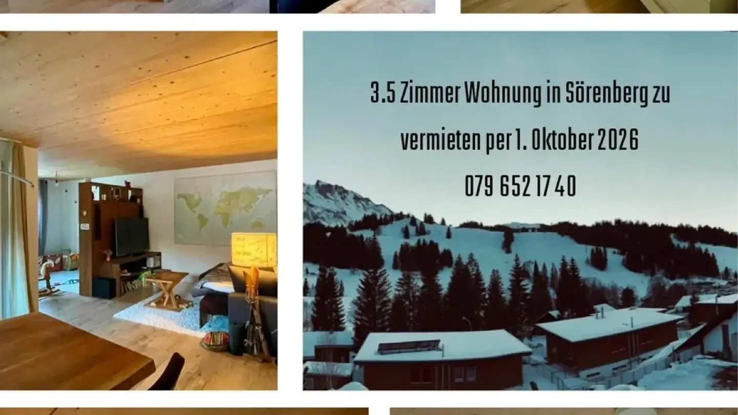 Apartment for rent - Flüehüttenstrasse, 6174 Sörenberg