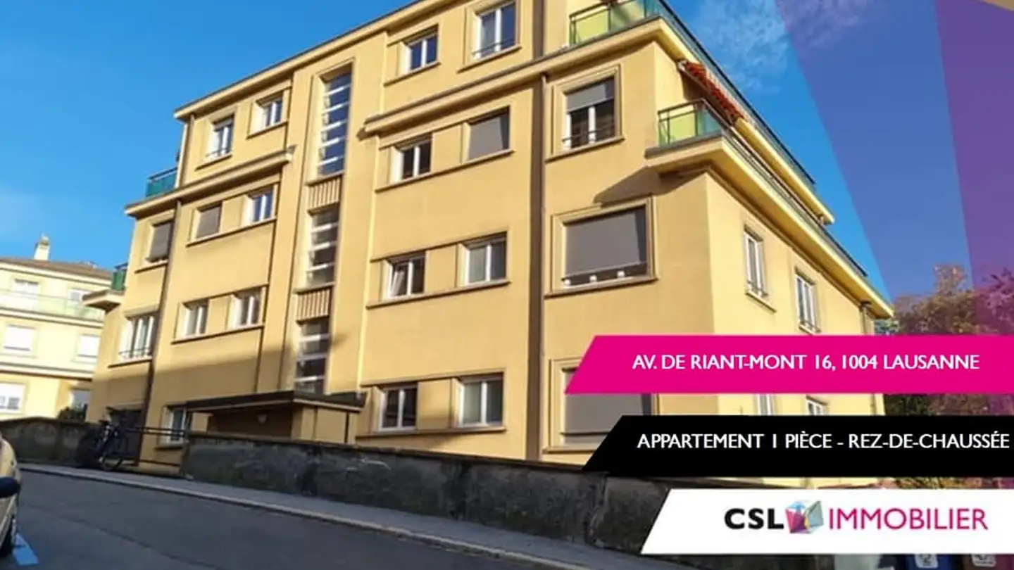 Apartment for rent - Avenue De Riant-Mont 16, 1004 Lausanne