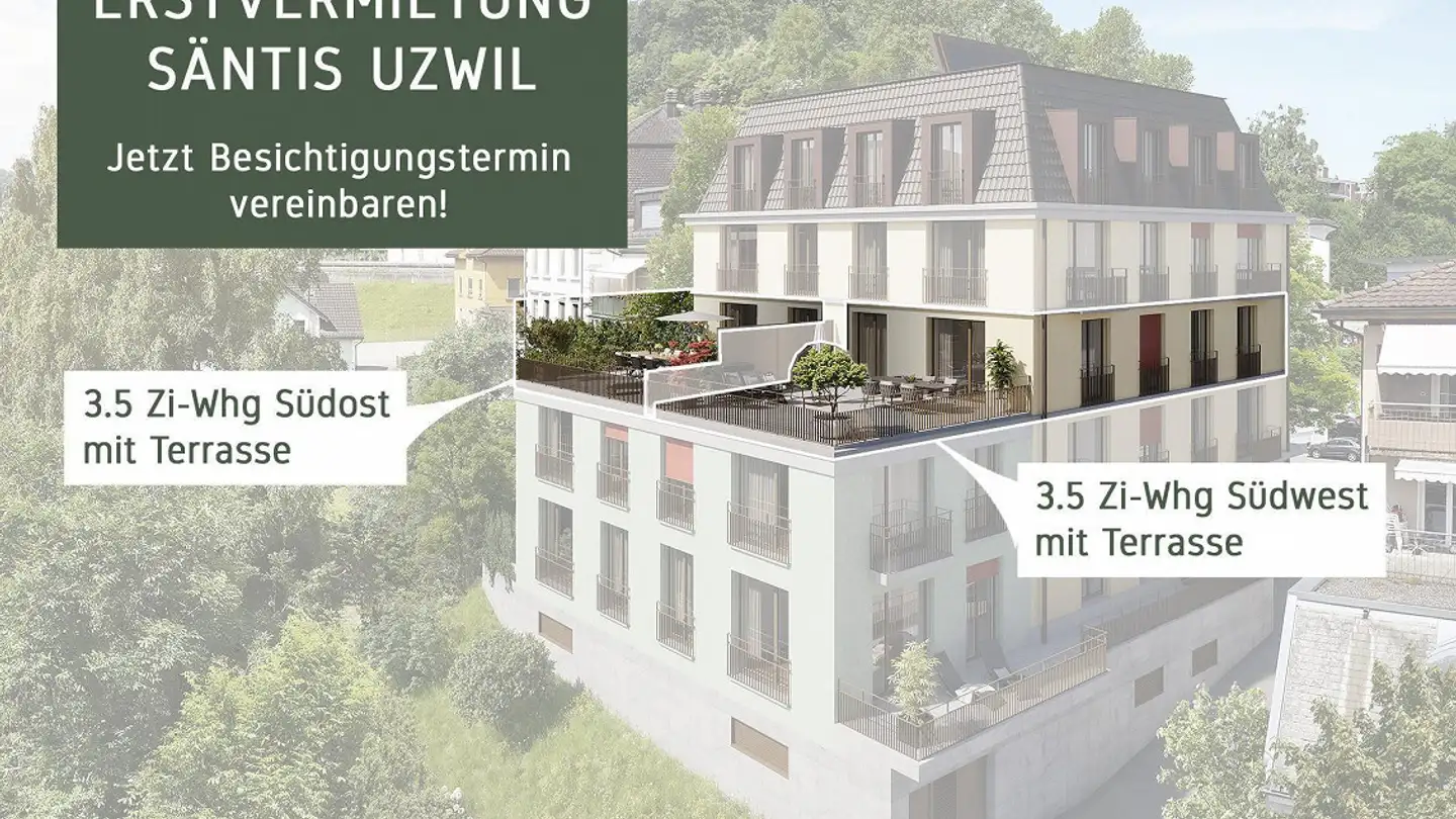 Appartement à louer - Bahnhofstrasse 74, 9240 Uzwil