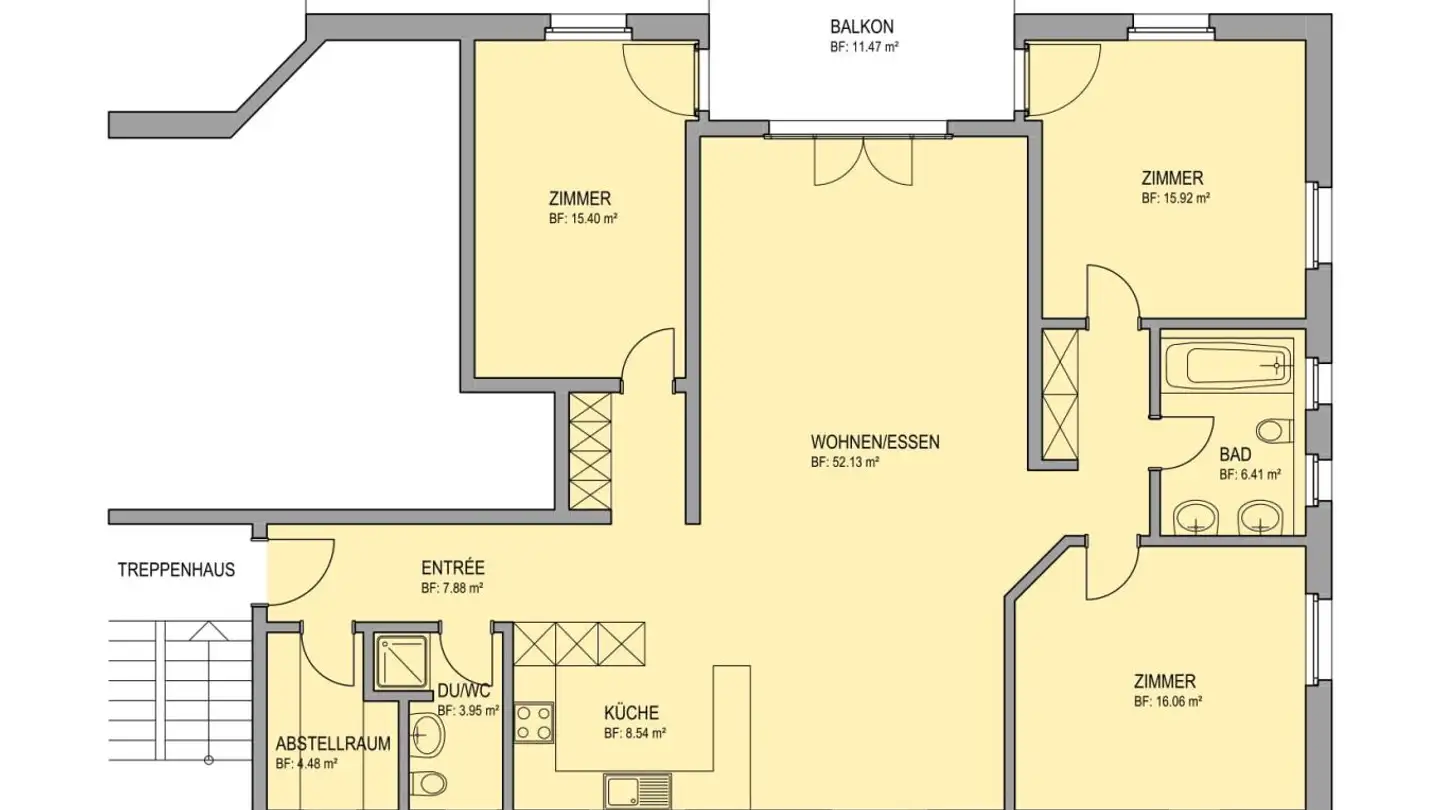 Appartement à louer - Hauptstrasse, 8553 Eschikofen - Photo 3