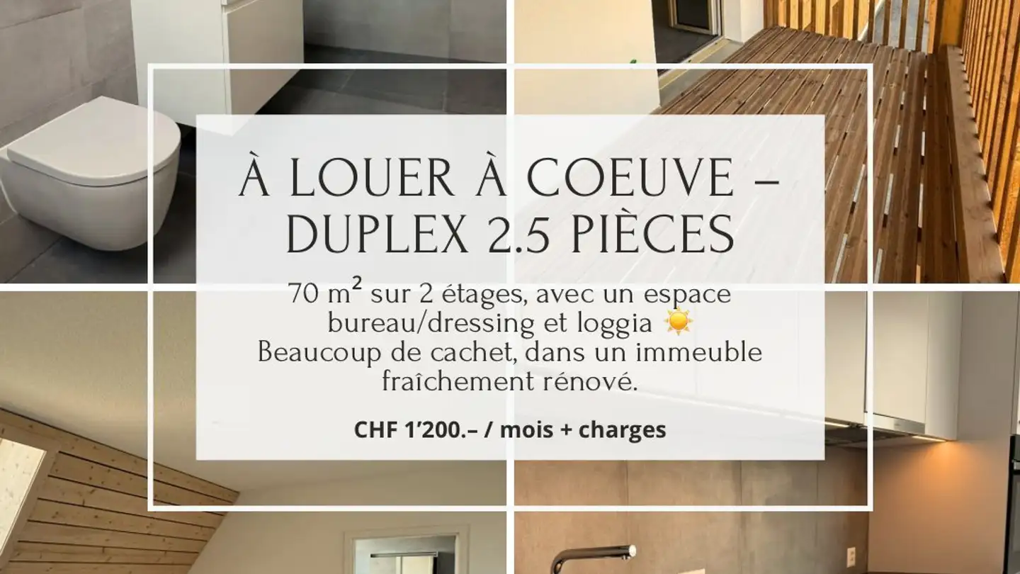 Appartement à louer - Milieu Du Village, 2932 Coeuve