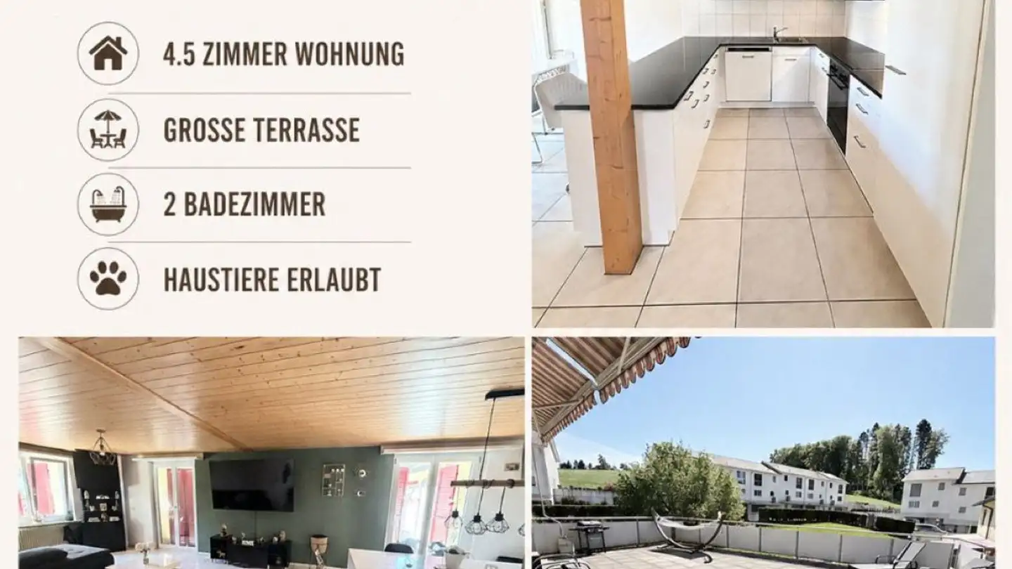 Appartement à louer - Heggidorn 56, 3202 Frauenkappelen