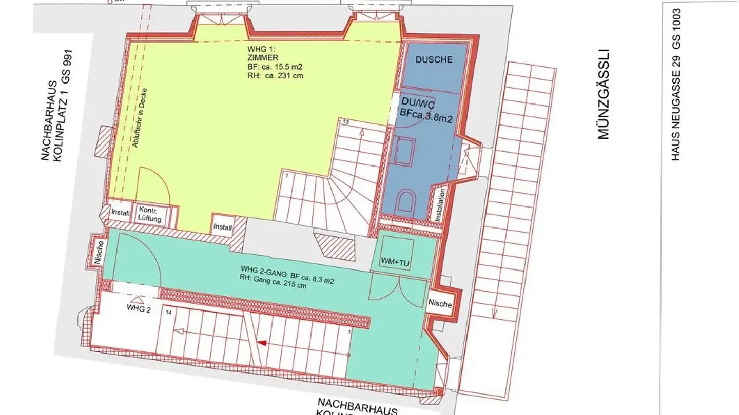 Duplex in affitto - Neugasse 31, 6300 Zug - Foto 3
